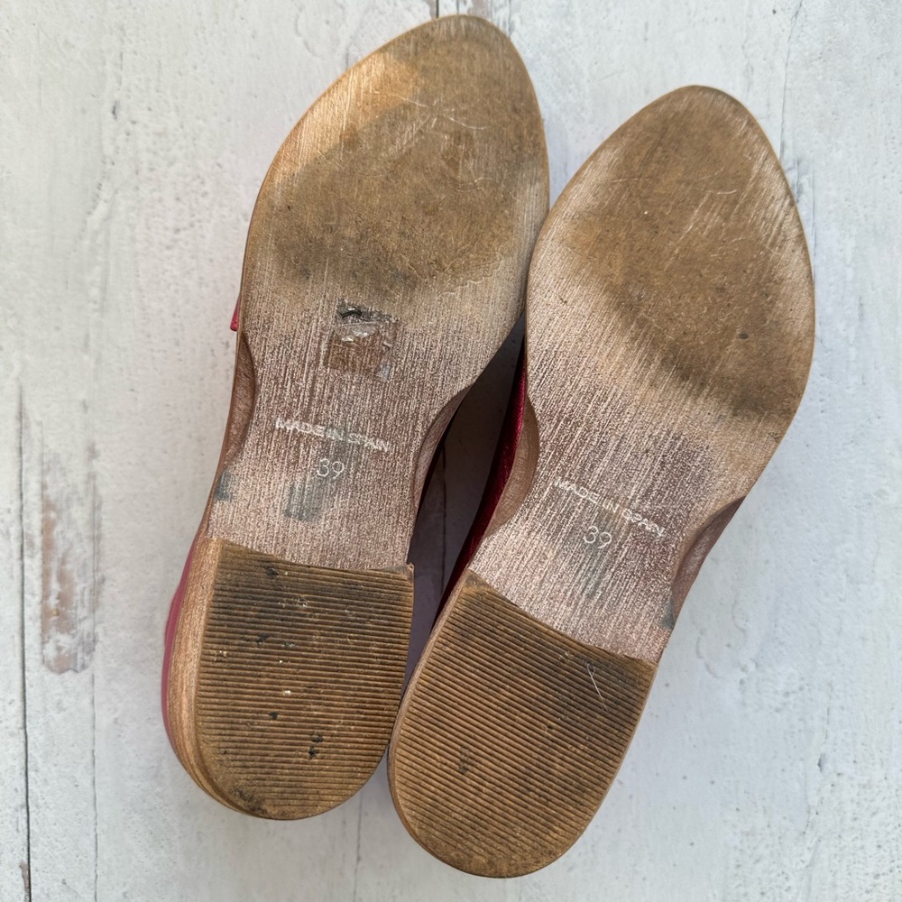 Free People Metallic Pink Leather D'Orsay Flats - Picture 15 of 16